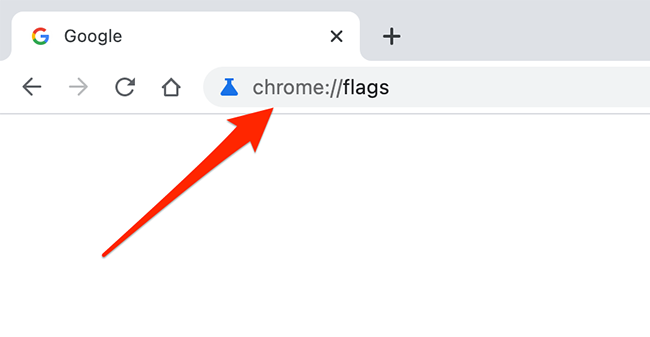 Type "chrome://flags" in Chrome's address bar