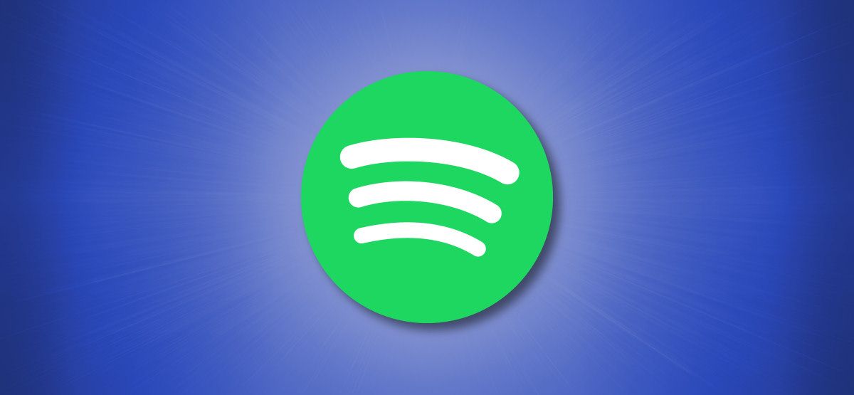 Spotify Logo on a blue background hero