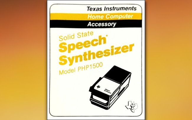 The TI-99/4A Speech Synthesizer Manual Cover