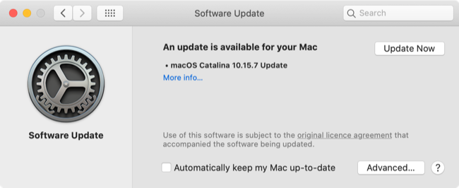 Update Safari via Software Update
