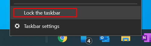 Right click on the taskbar and select "Lock the taskbar"