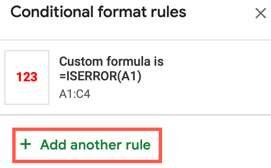 Click Add Another Rule