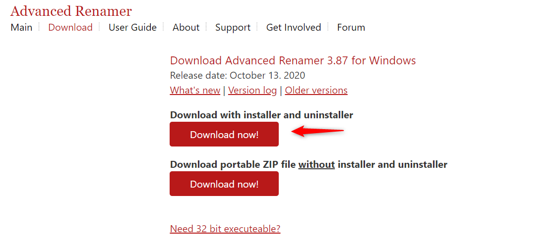 download advanced renamer