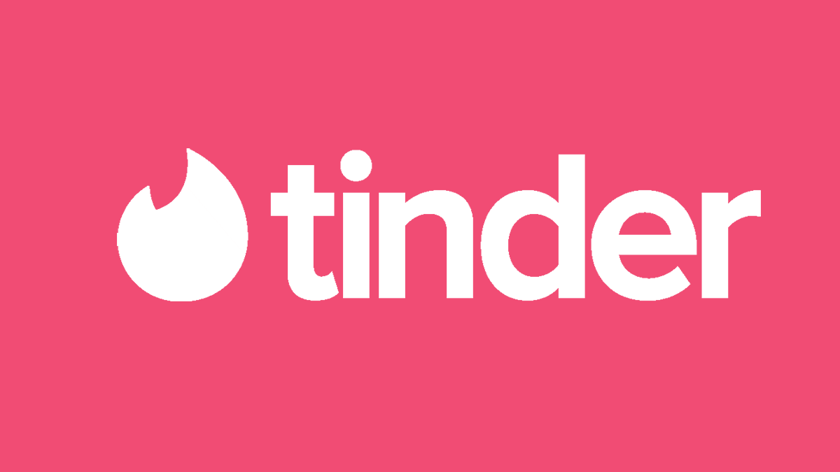 Tinder logo on a solid background