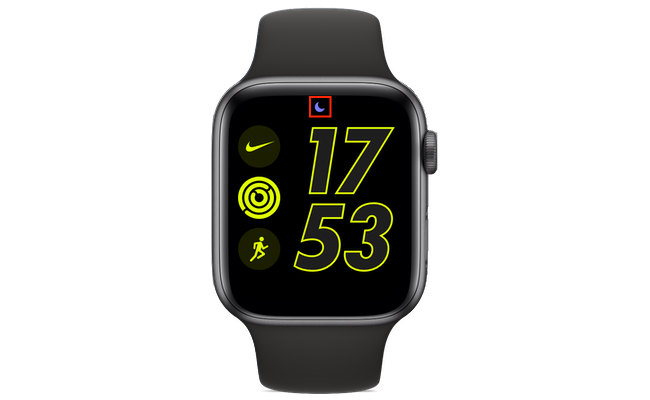 What are the online icons on apple watch