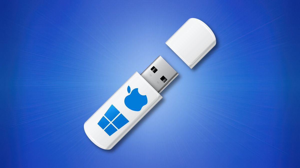 A Windows and Mac USB Drive