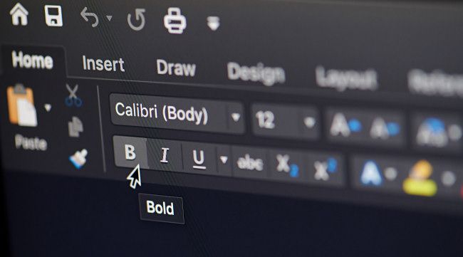 An example of desktop fonts.