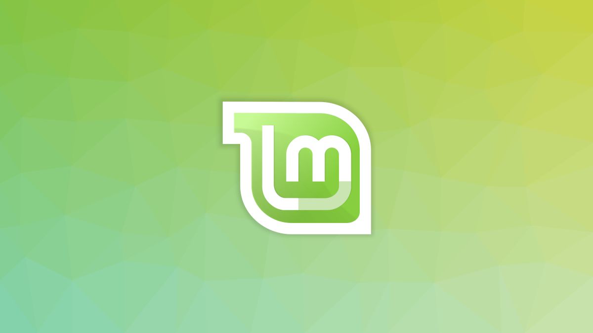 Linux Mint logo on a green backdrop