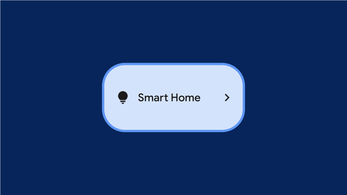 Android 12 Smart Home tile.
