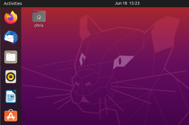 Ubuntu 20.04's desktop