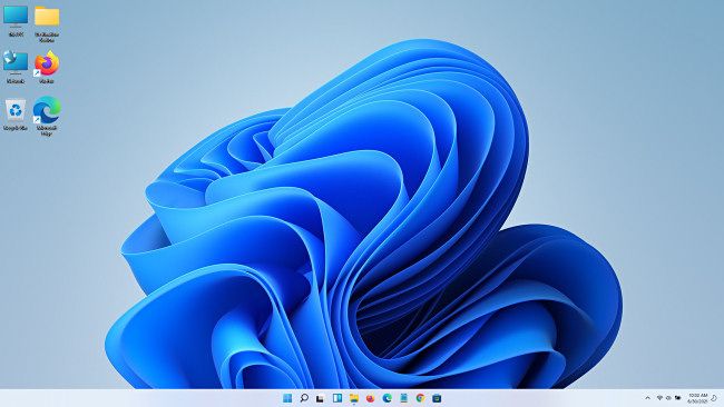 The Windows 11 Preview desktop