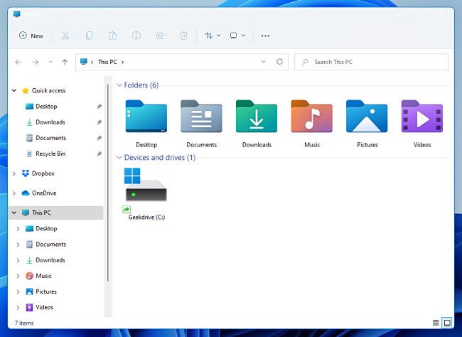 Here's What Windows 11's New File Explorer Looks Like