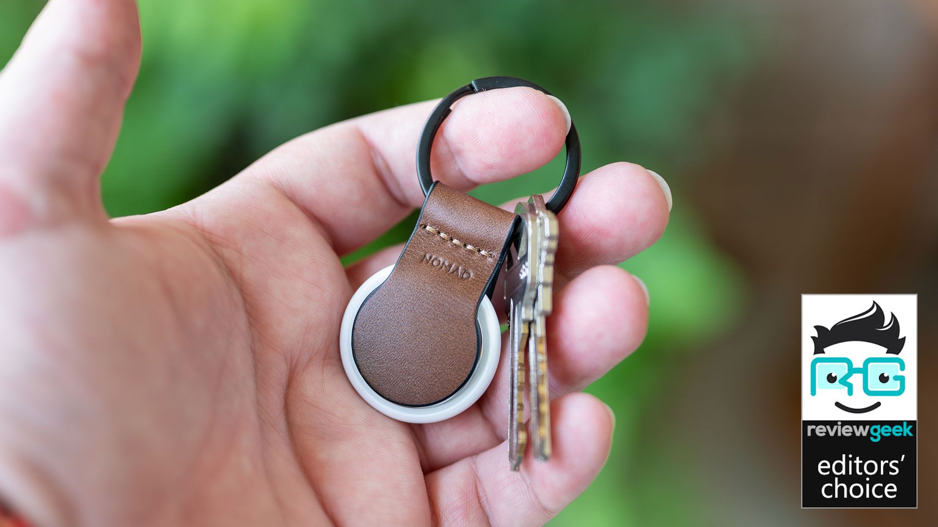 Nomad Leather Keychain review: A better AirTag keyring