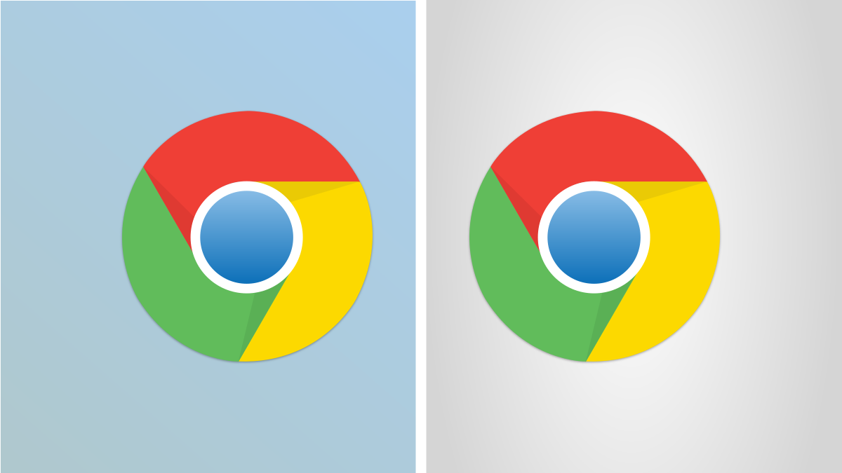Chrome logos side by side.