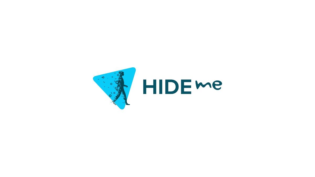 Hide.me logo on white background