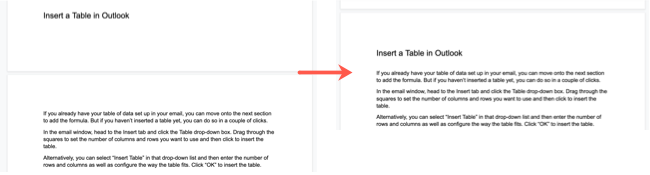 Keep With Next Before and After in Google Docs