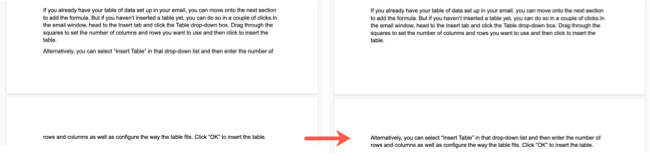 Prevent Single Lines Before and After in Google Docs