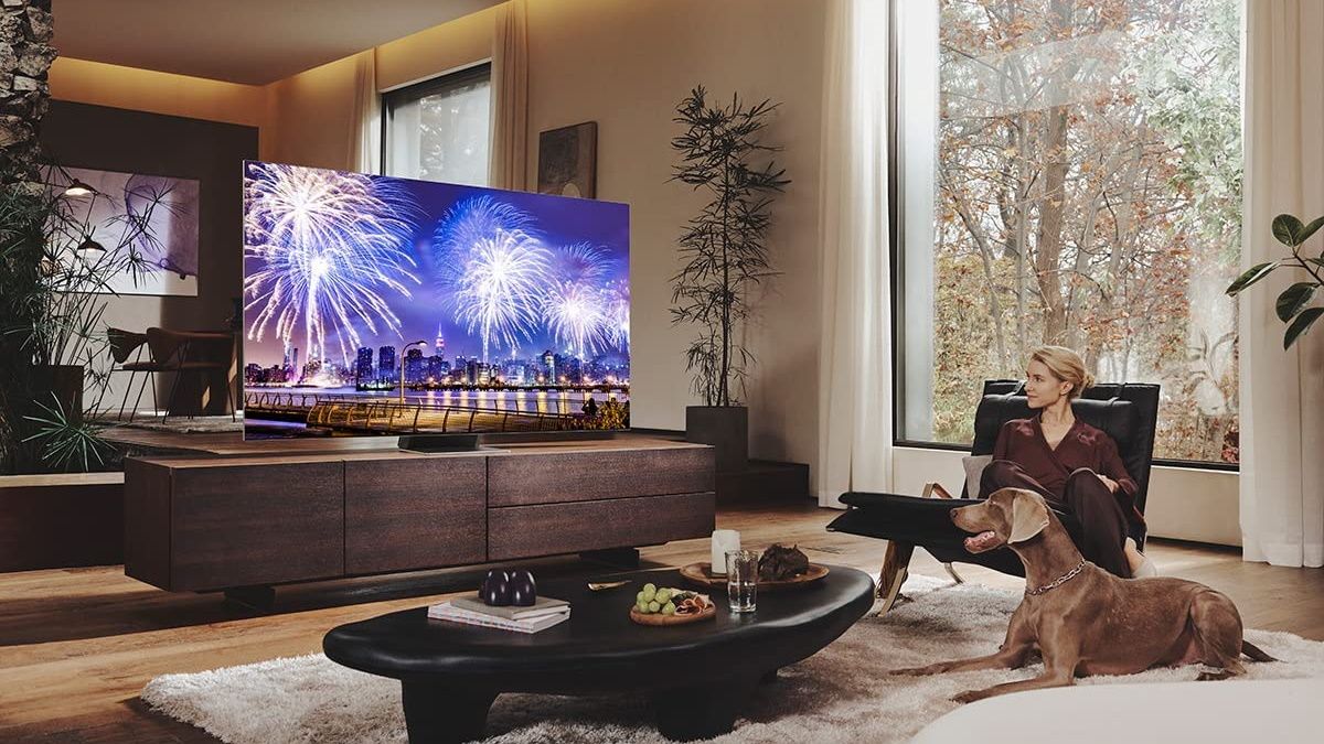 Samsung QN900B in living room