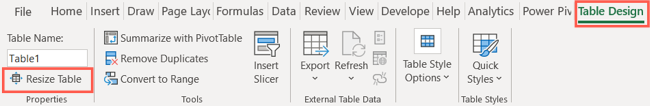 How to Add or Delete Columns and Rows in a Table in Microsoft Excel