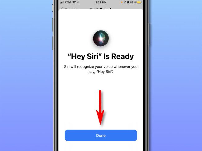 Tap "Done."