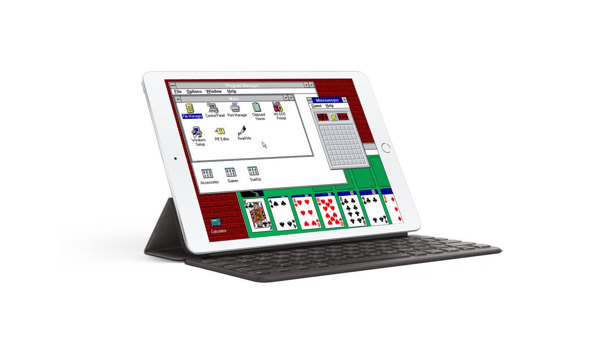 Windows 3.1 Running on an iPad
