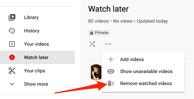 How to Clear Watch Later on YouTube