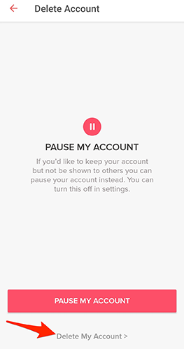How to Delete a Tinder Account