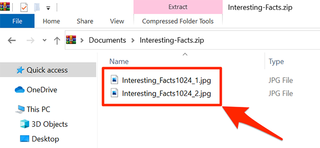 PDF pages as JPG files in File Explorer.