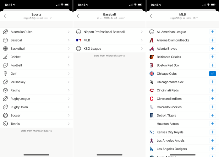 Add sports to Outlook calendar on mobile