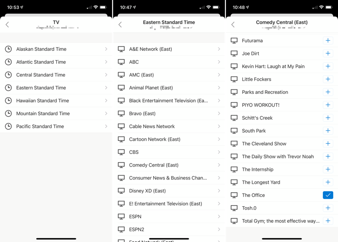 Add TV to Outlook calendar on mobile