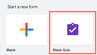 Select Blank Quiz