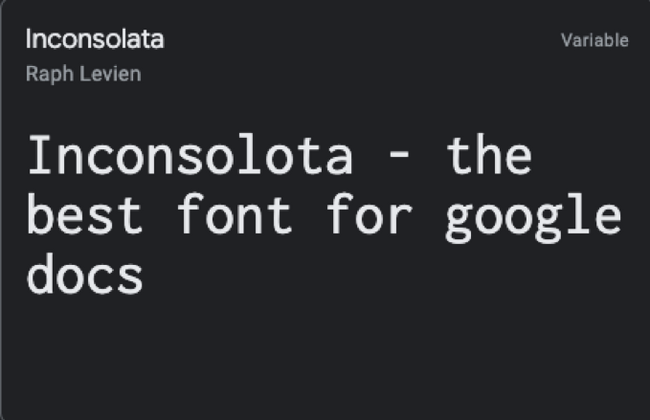 The Iconsolota font