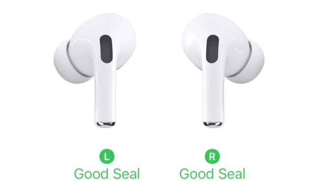 AirPods Pro Fit Test Results