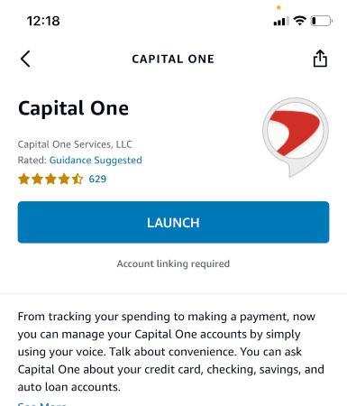 capital one launch page 