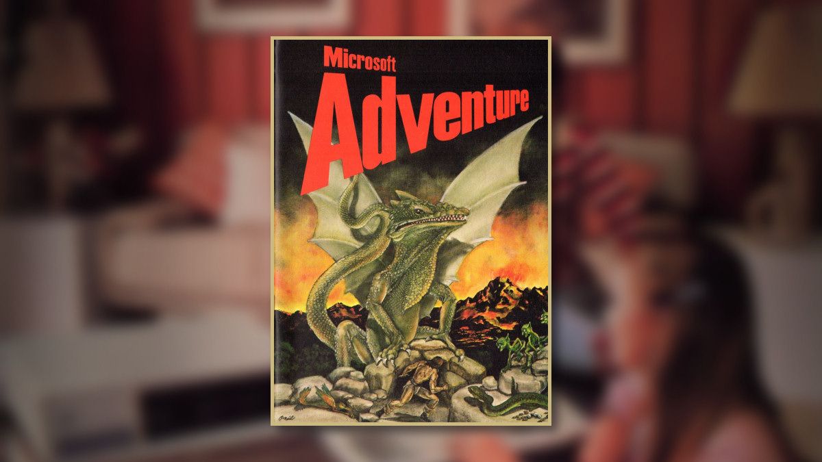 The cover of Microsoft Adventure for the IBM PC from 1981
