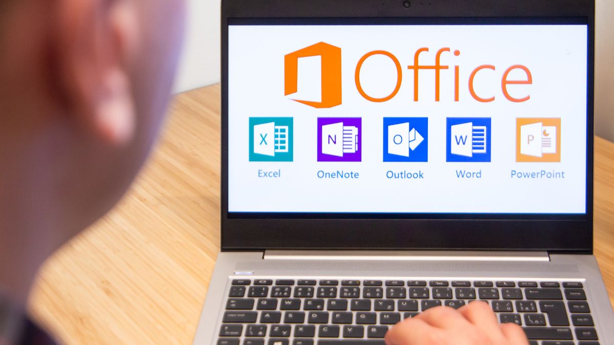 Microsoft Office on laptop