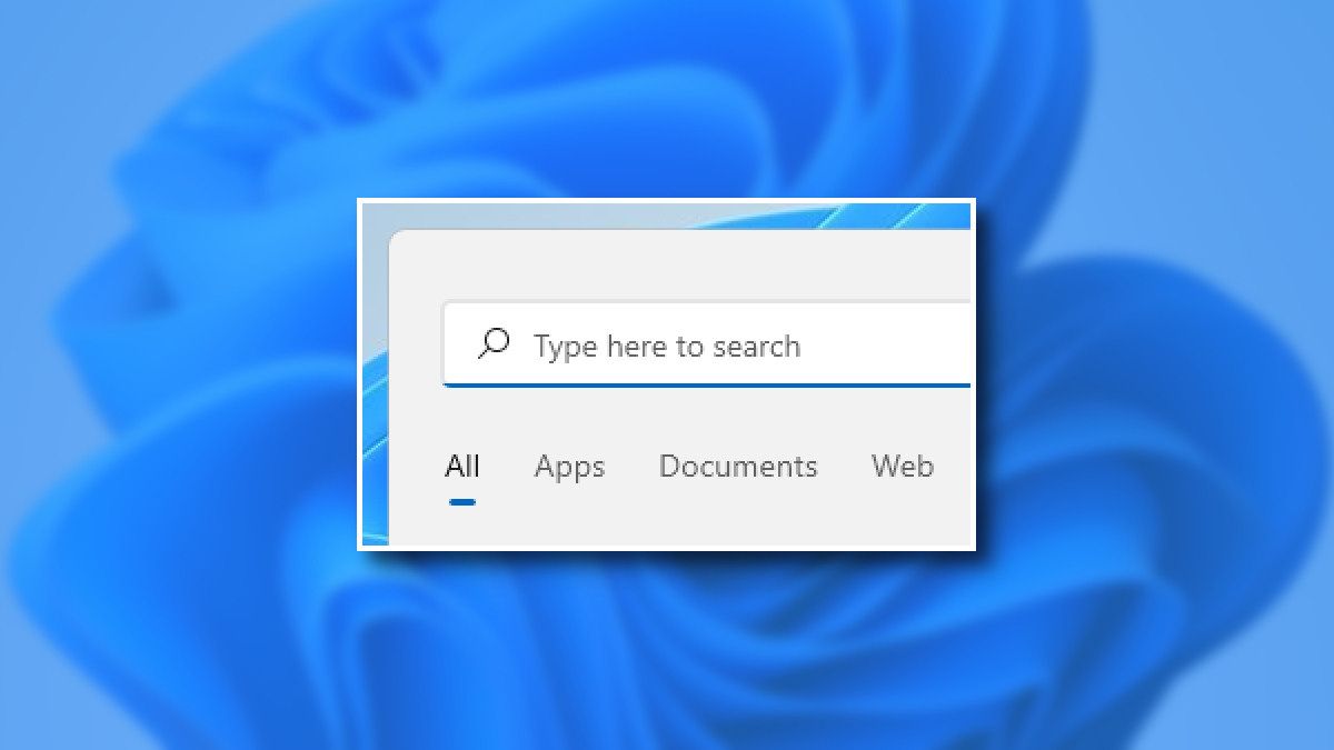 A portion of the Windows 11 Search Menu