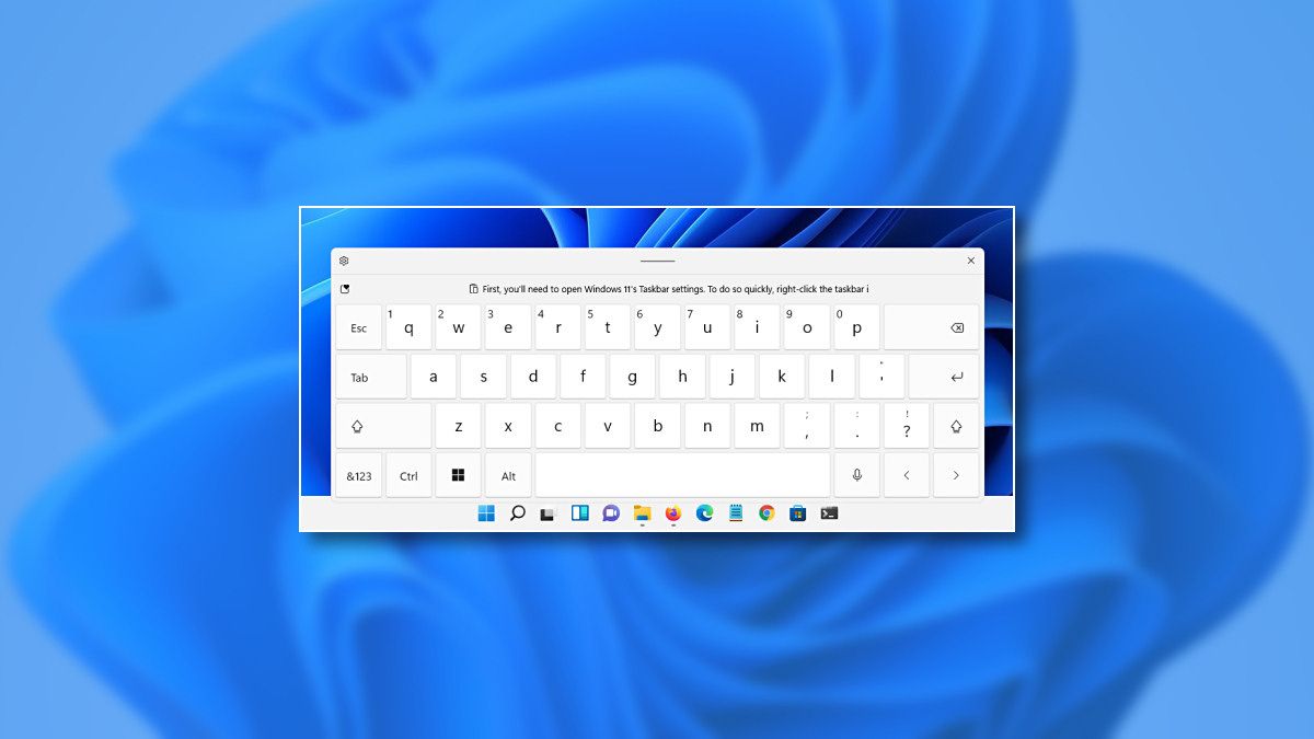 How Enable the Keyboard Windows 11