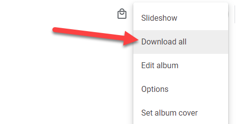 Select "Download All."