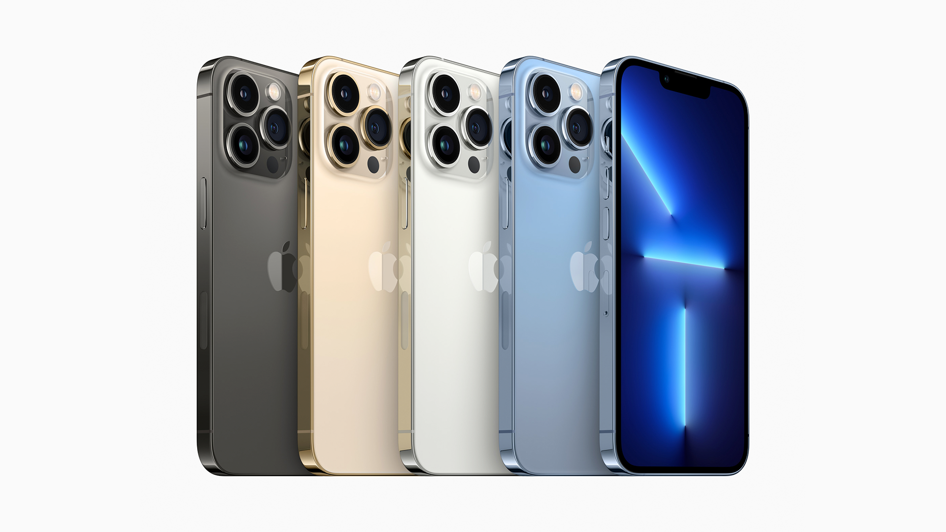The full iPhone 13 Pro and Pro Max lineup.