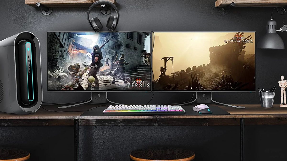 Dell S2721QS in game setup
