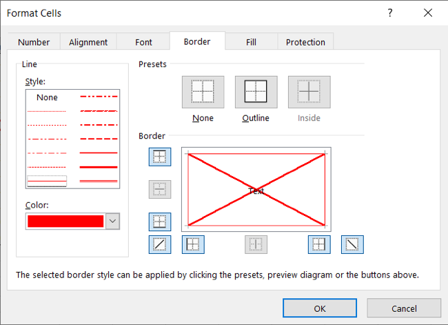 How to Create a Custom Border in Microsoft Excel