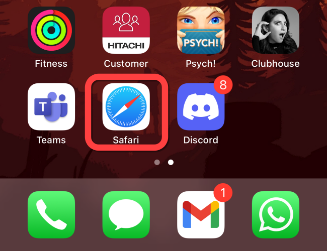 Long-press on the Safari app icon on the homescreen of iPhone or iPad.