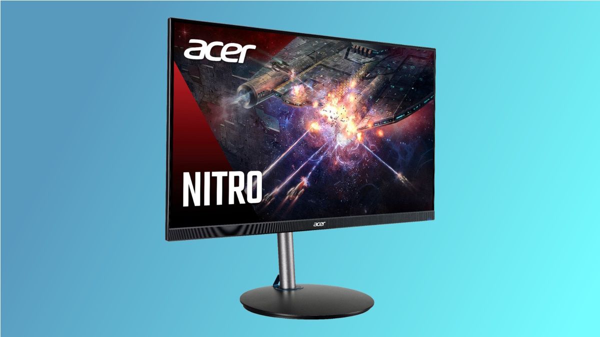 Acer - Nitro XF243Y on blue