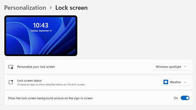 How To Customize The Lock Screen On Windows 11