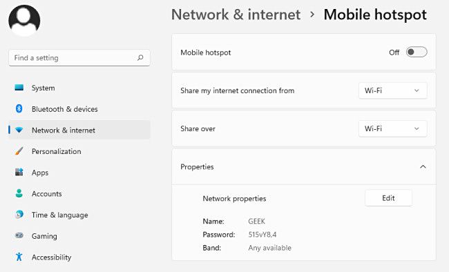 How to Create a Mobile Hotspot on Windows 11