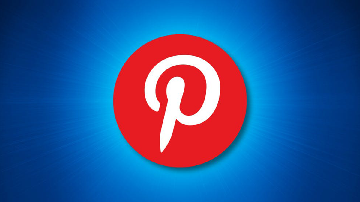 Pinterest Logo on Blue Background.