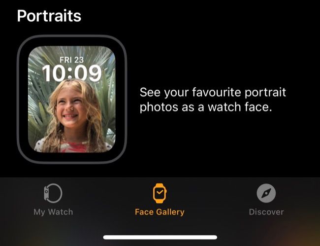 Apple Watch Portraits Watch Face