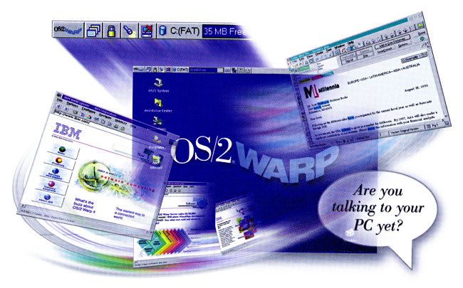 IBM OS/2 Warp 4 Box Illustration