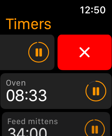 Delete running Timer in watchOS 8